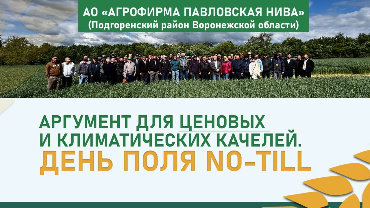📣 «С «покровом» и ликвилайзером: опыт прямого посева на полях воронежского хозяйства «Павловская ни