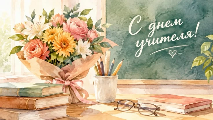 🎉 С Днём учителя, дорогие педагоги! 🎉