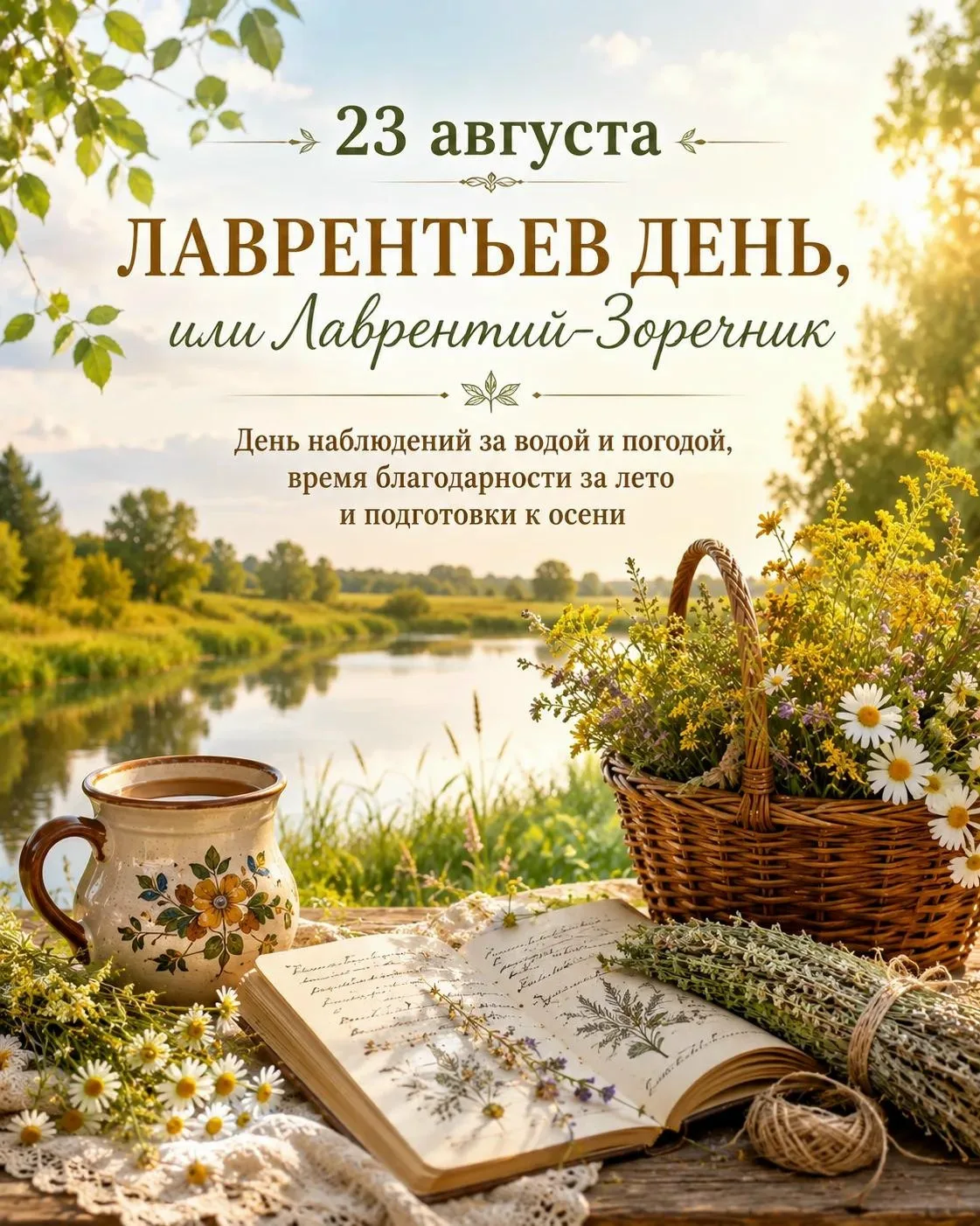🌿 23 августа — Лаврентьев день