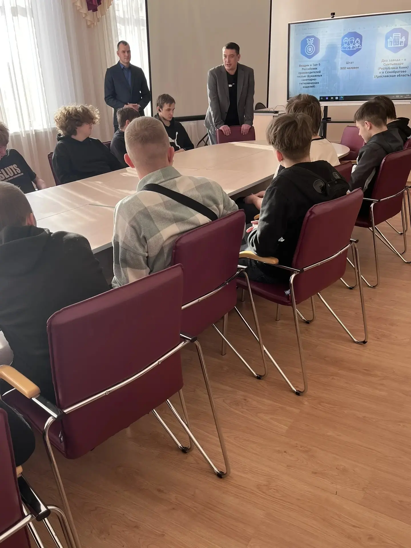 Сегодня  состоялась встреча студентов специальности 35.02.08 Электротехнические системы в агропромыш