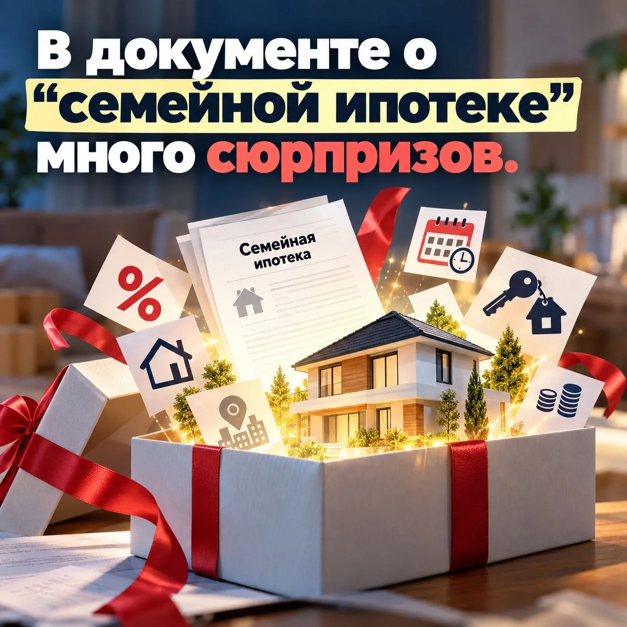 В документе о "семейной ипотеке" много сюрпризов.