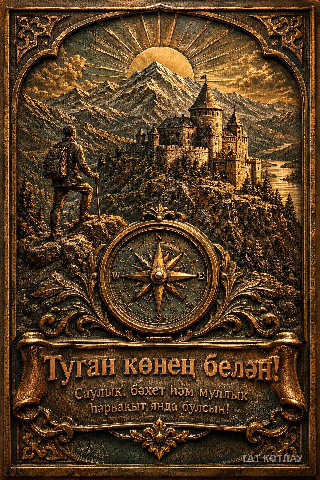 👍 Туган көнен белэн ир атка