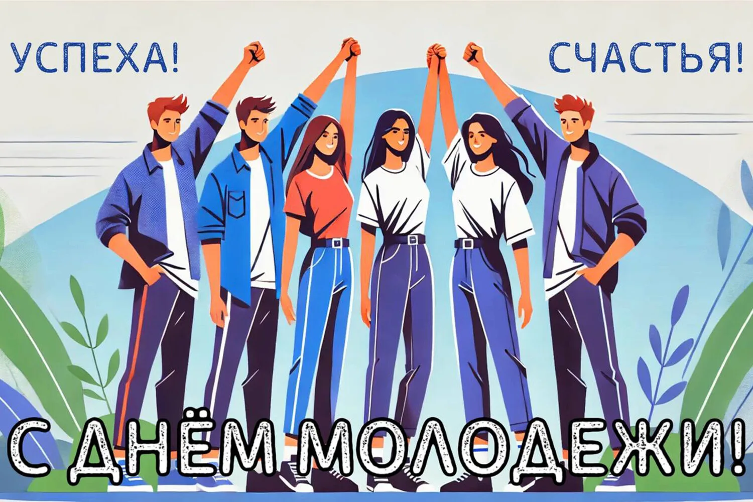 От всей души поздравляем вас с Днём молодёжи!
Это особенный праздник для тех, кто полон энергии, иде