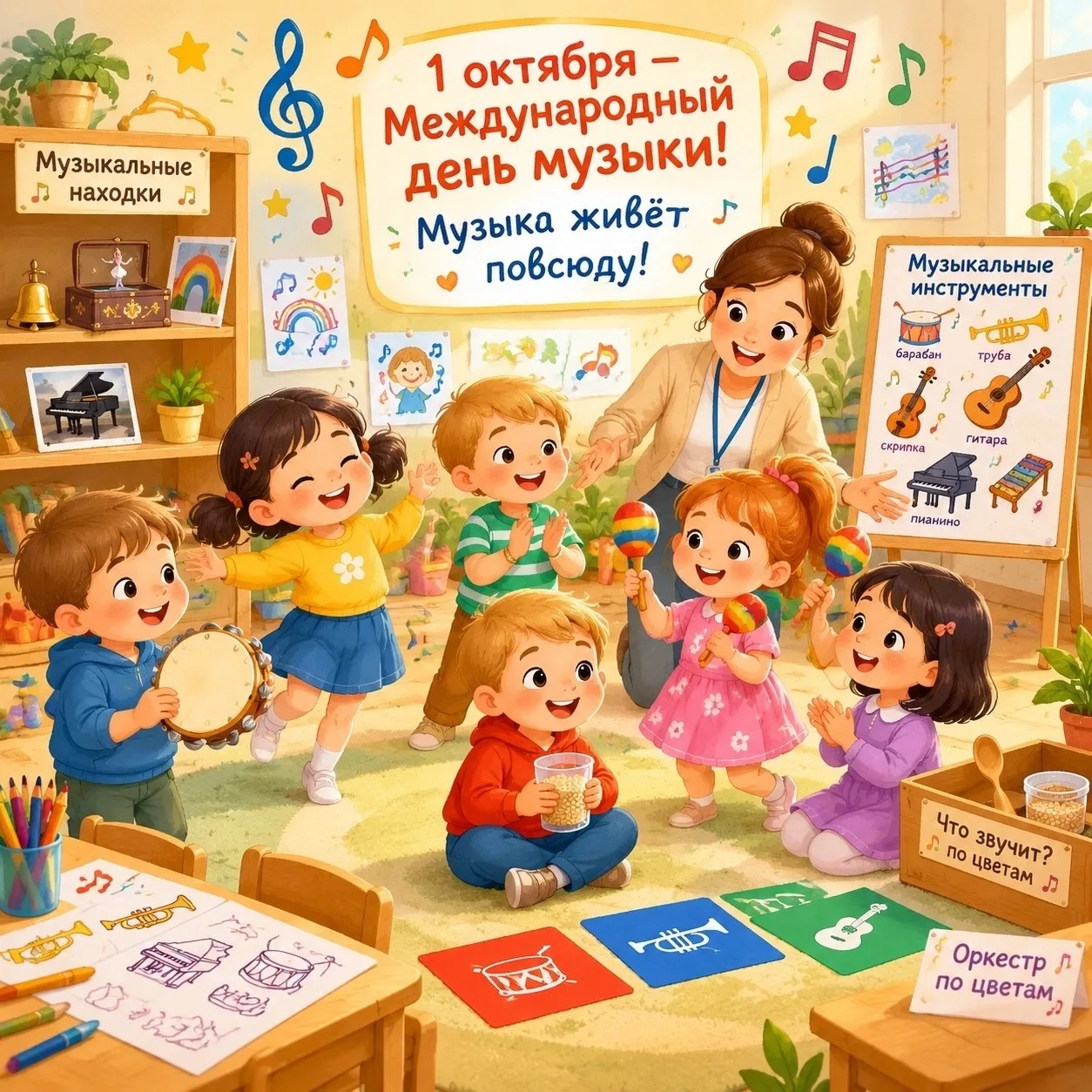 ДЕНЬ МУЗЫКИ В ДЕТСКОМ САДУ