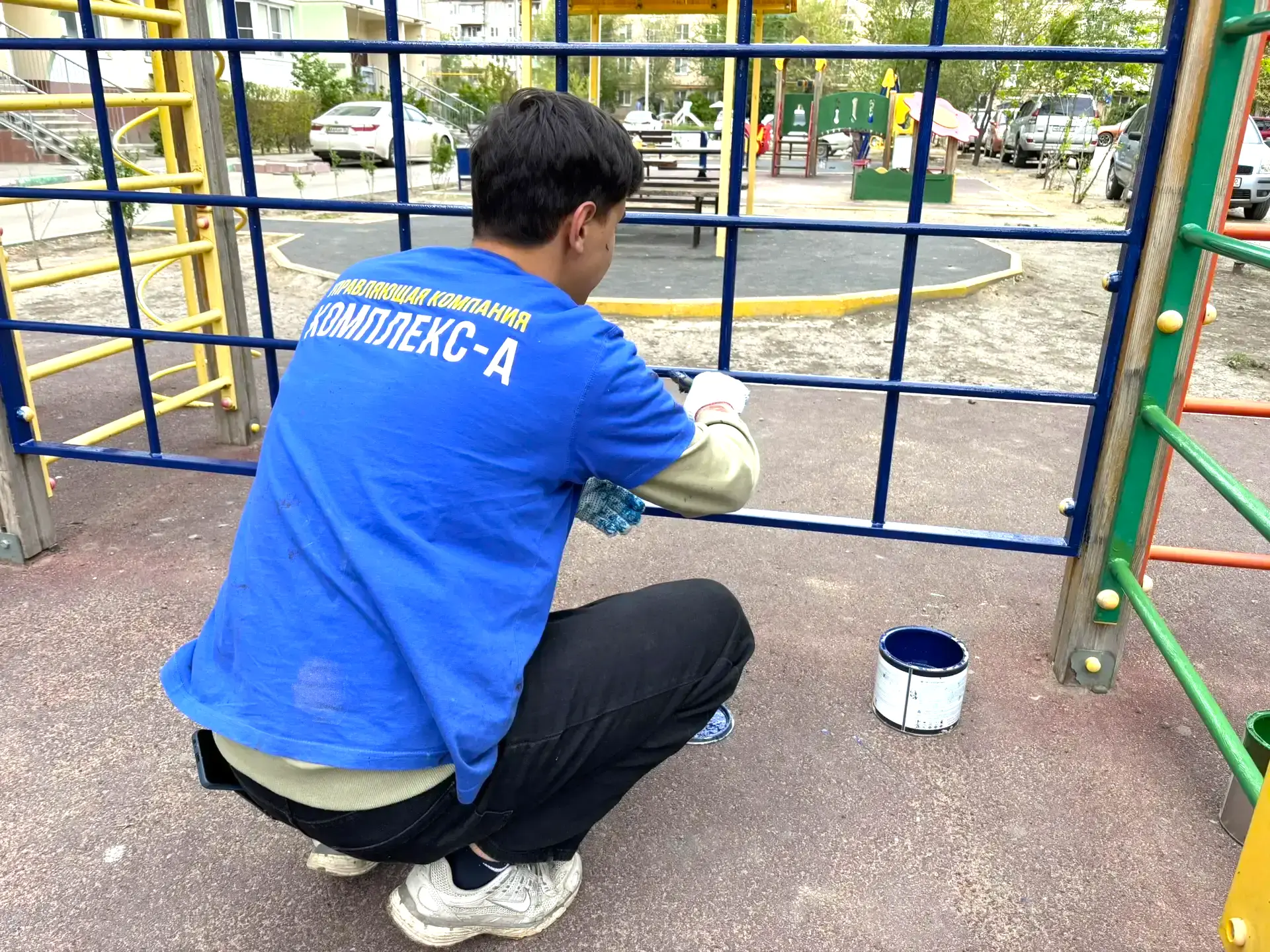 К новости «🎨 Добавили ярких красок во двор!»