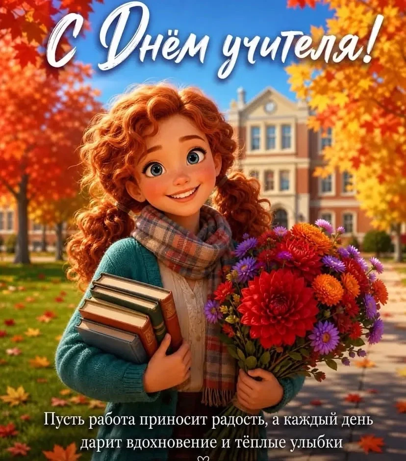 Искренне сегодня  поздравляем наш учительский коллектив с Днем учителя! Хотим пожелать,...