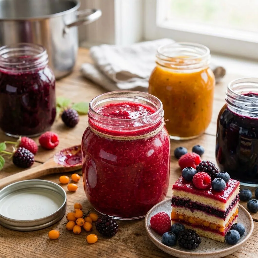 ПЮРЕ ИЗ ЯГОД БЕЗ САХАРА. ЗАГОТОВКА НА ЗИМУ ДЛЯ НАЧИНОК.
Р е ц е п т: alina2cakeschool

Милые, летний
