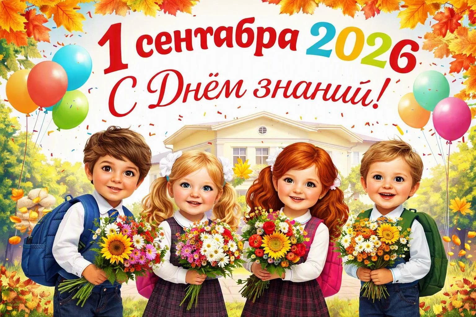 Уважаемые родители! Поздравляем Вас с замечательным праздником - С Днем Знаний!