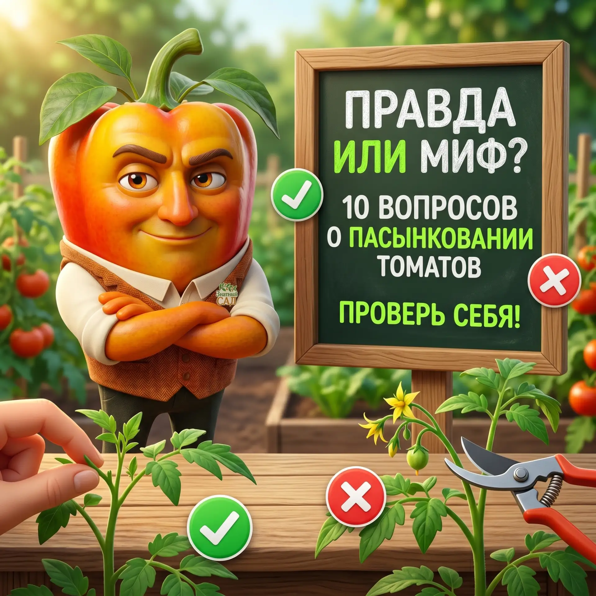 🧠 ПРАВДА ИЛИ МИФ: ПАСЫНКОВАНИЕ ТОМАТОВ

Знатные мои, всю неделю мы с вами разбирали томаты по косто
