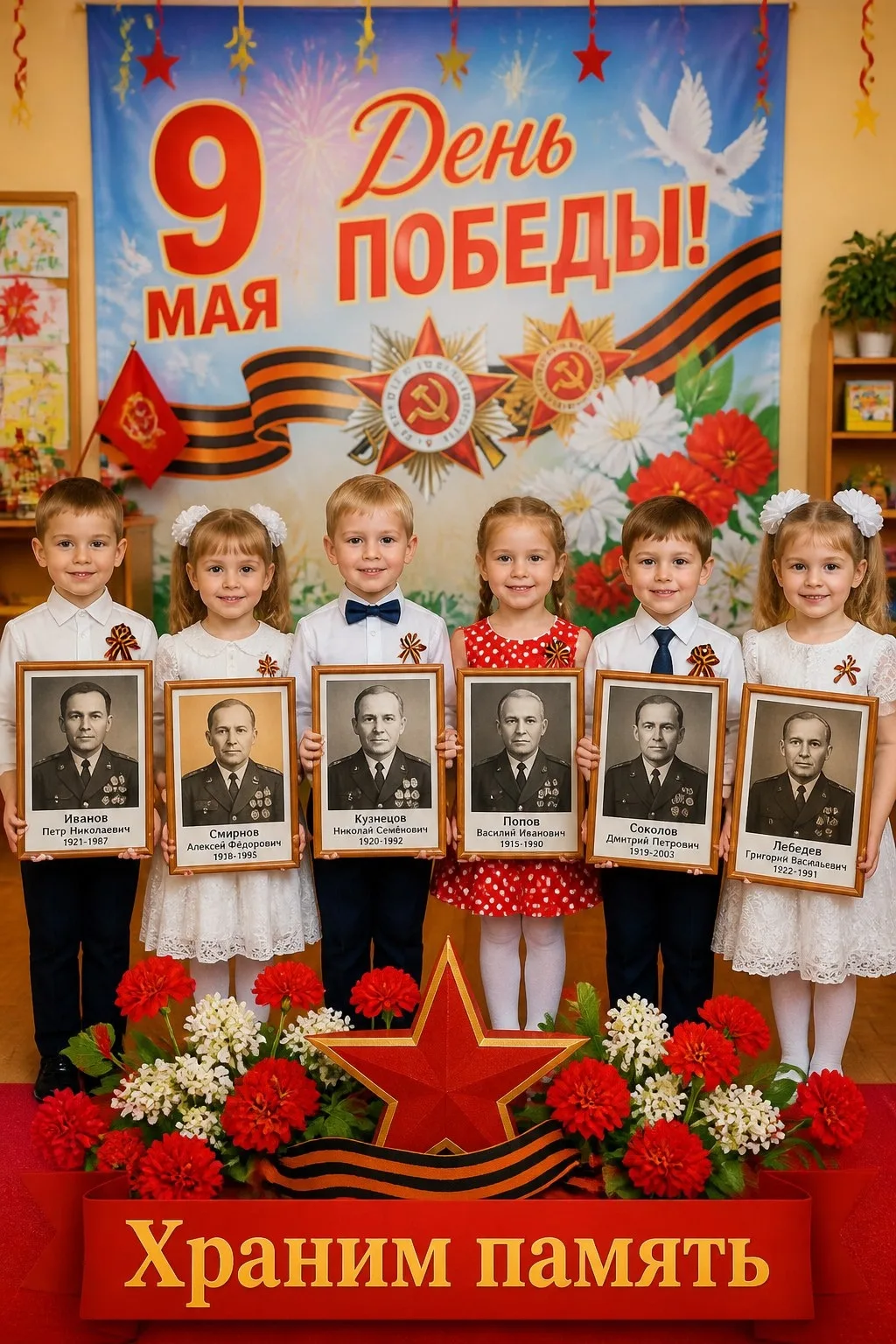 "Храним память": цикл бесед о ветеранах и прадедах в нашем детском саду
