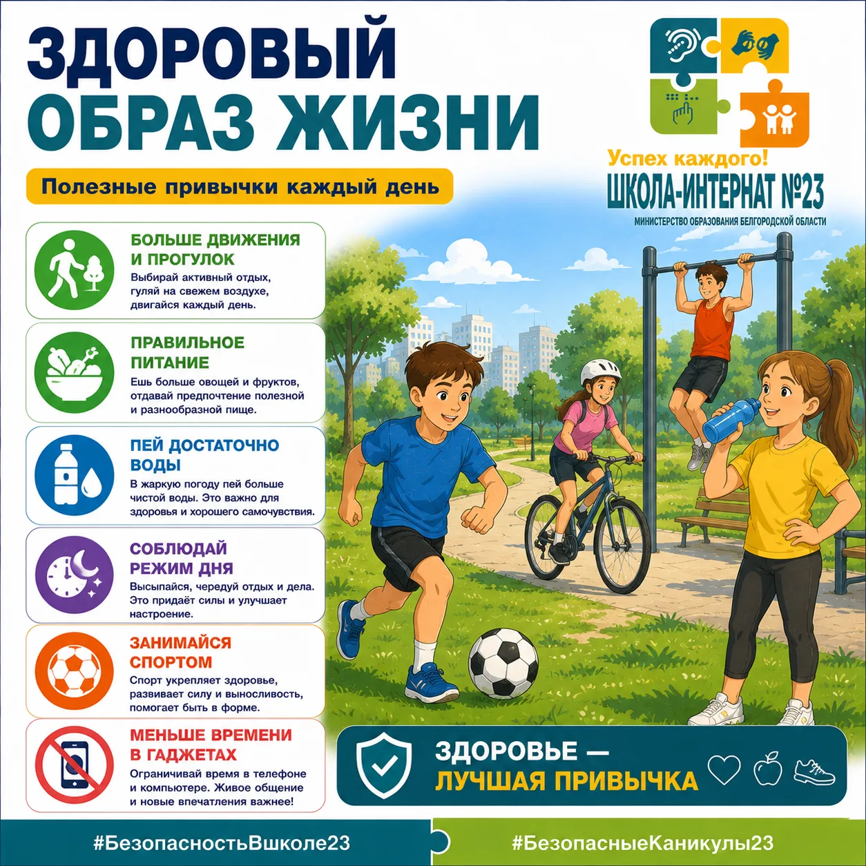 #БезопасностьВшколе23