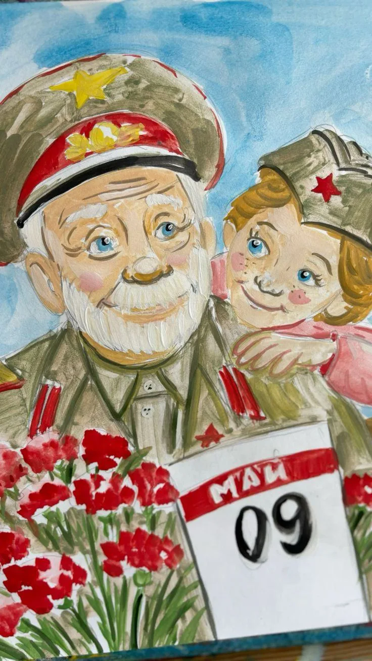 Чебоксарские школьники - в числе финалистов акции "Рисуем Победу" 🇷🇺 С 23 февраля по 9 мая прошёл ма