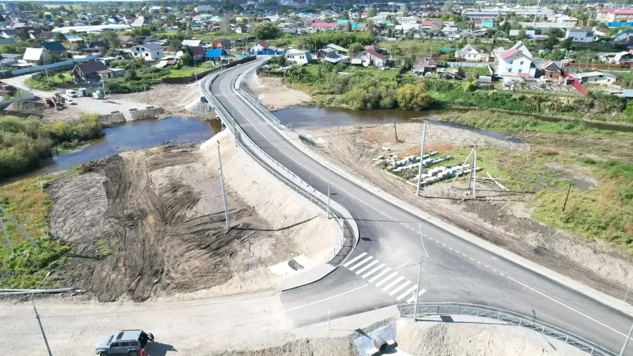 В посёлке Есаульский Сосновского округа открыли автомобильный мост