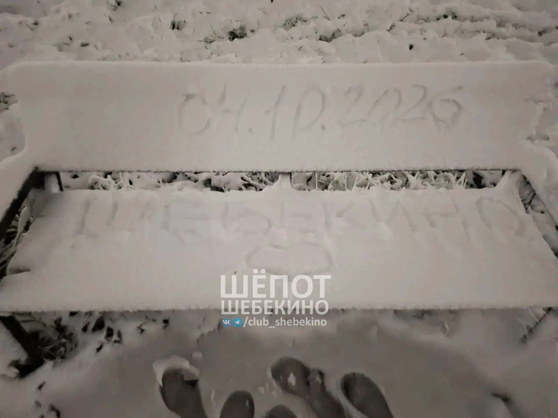 Наша читательница с заснеженного Урала передаёт привет Шебекино⛄️