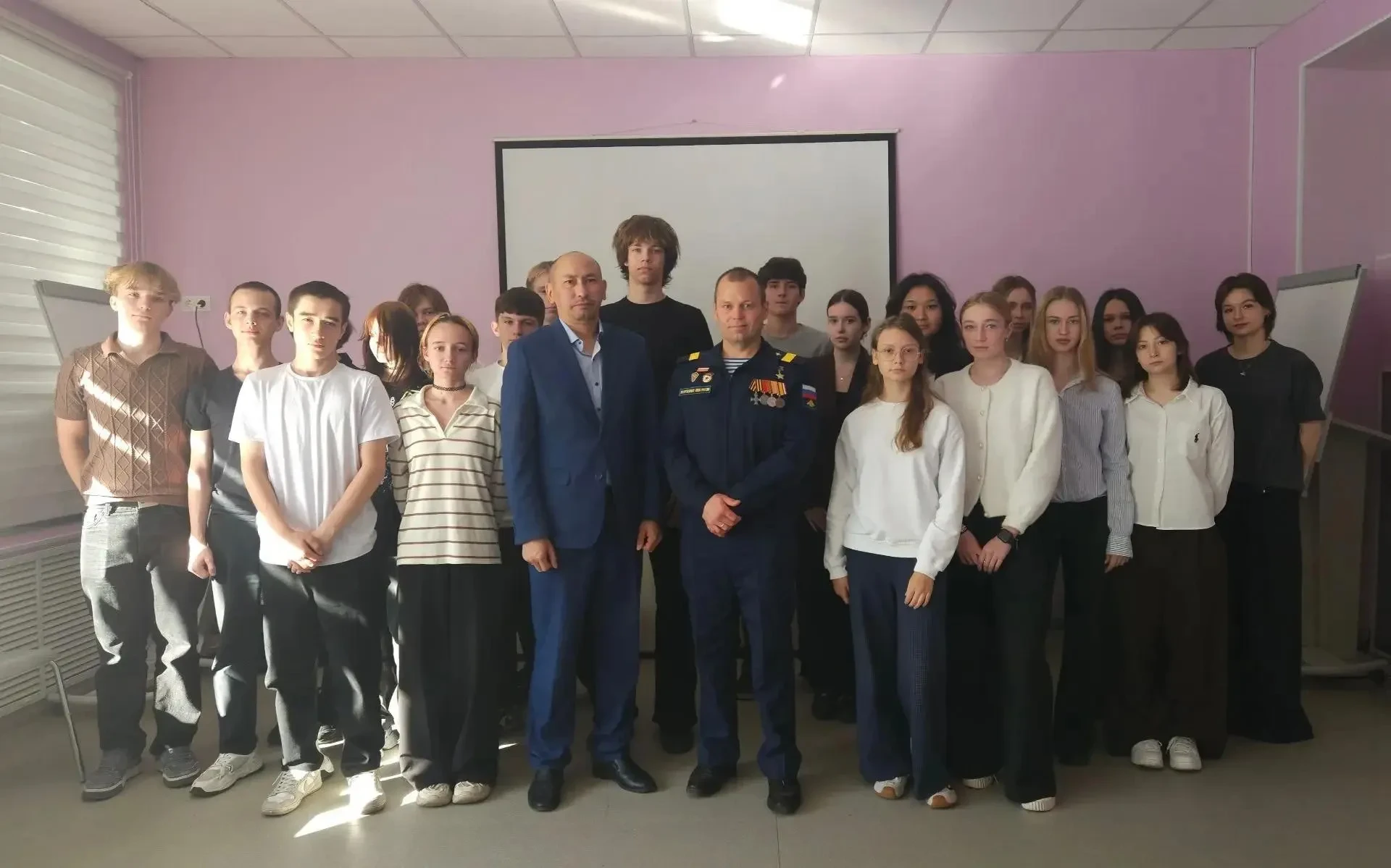 Урок мужества: встреча с Героем России
