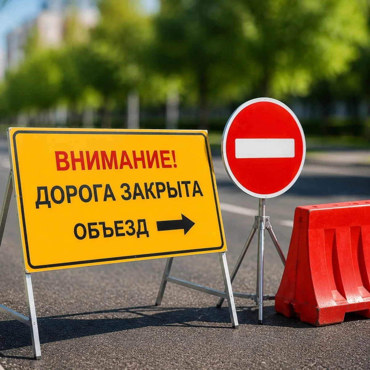 В городе перекроют несколько дорог
