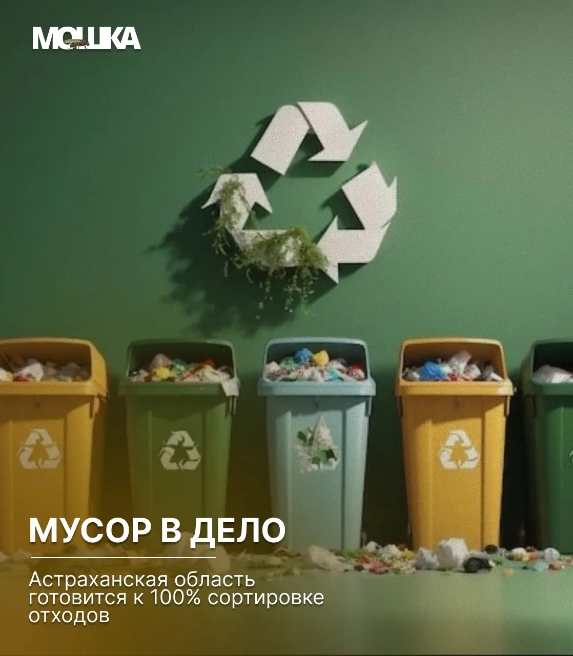 Мусор в дело: Астраханская область готовится к 100% сортировке отходов

К 2030 году в регионе планир