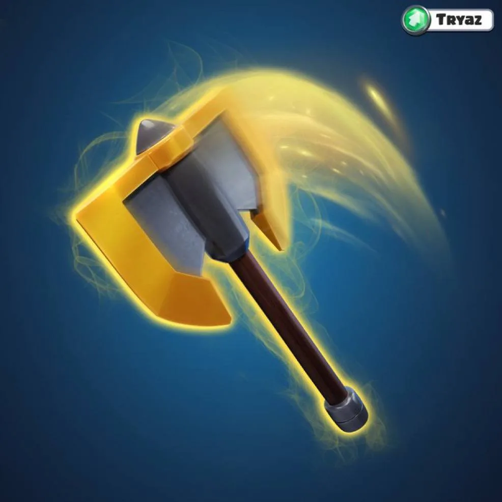 😄 Озадачили они нас

Креаторы по Clash Royale показали золотой топор одного из следующих героев. Ка
