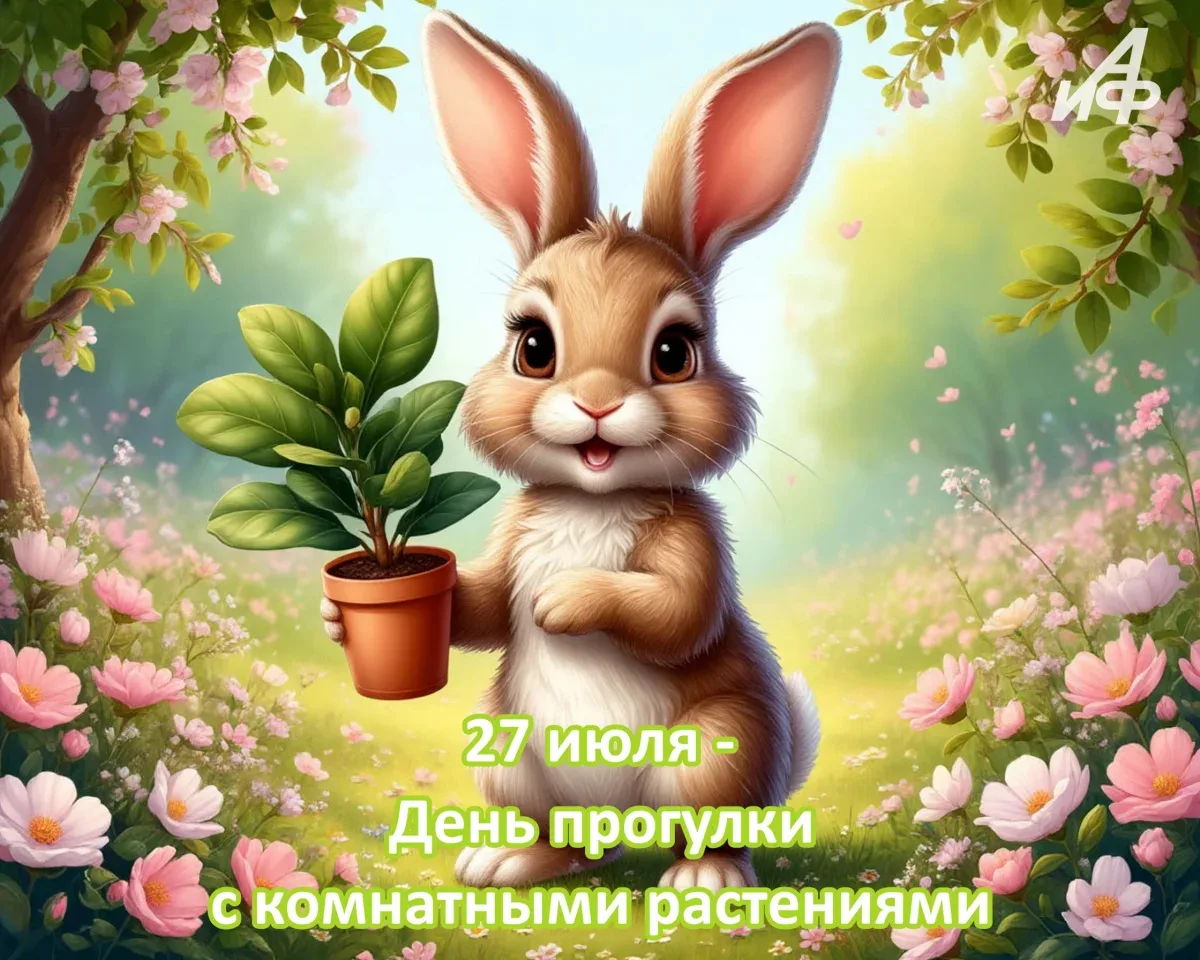 27 июля — День прогулки с комнатными растениями

Это только на первый взгляд забавный праздник. На с