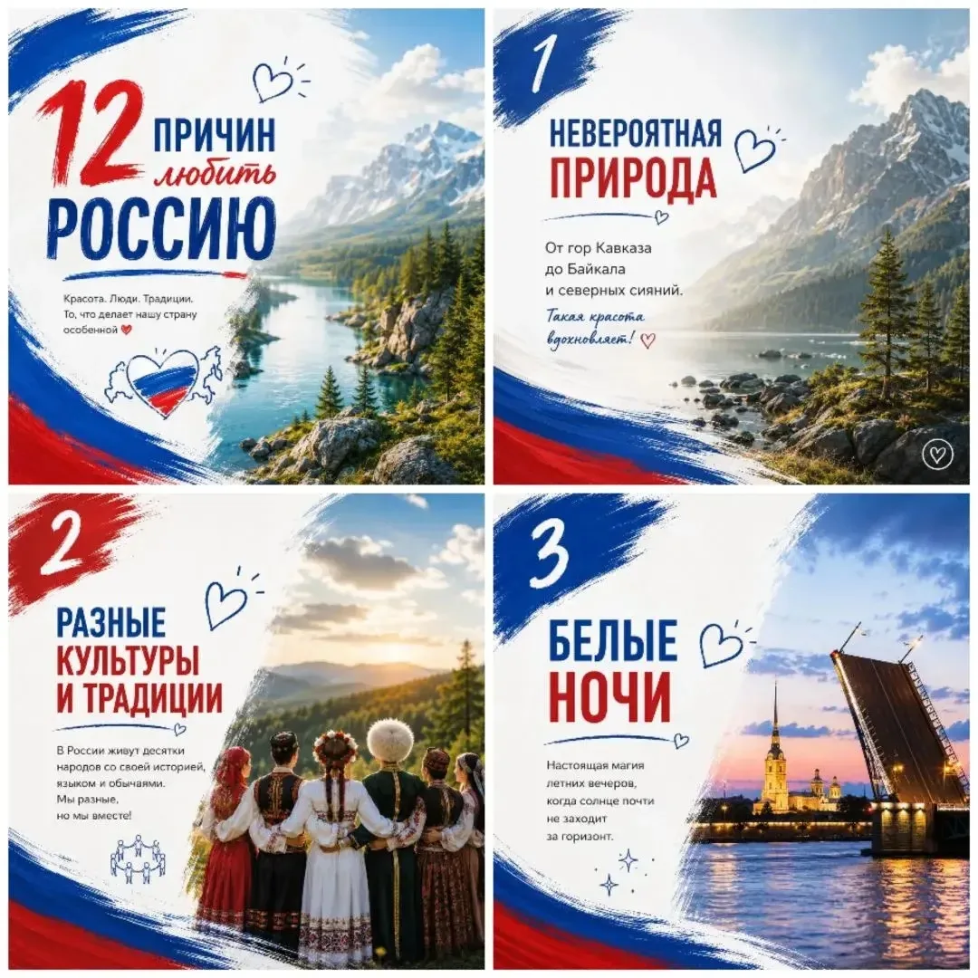 🇷🇺 С Днём России, друзья!

12 июня мы отмечаем праздник нашей страны — День России. Это день, кото