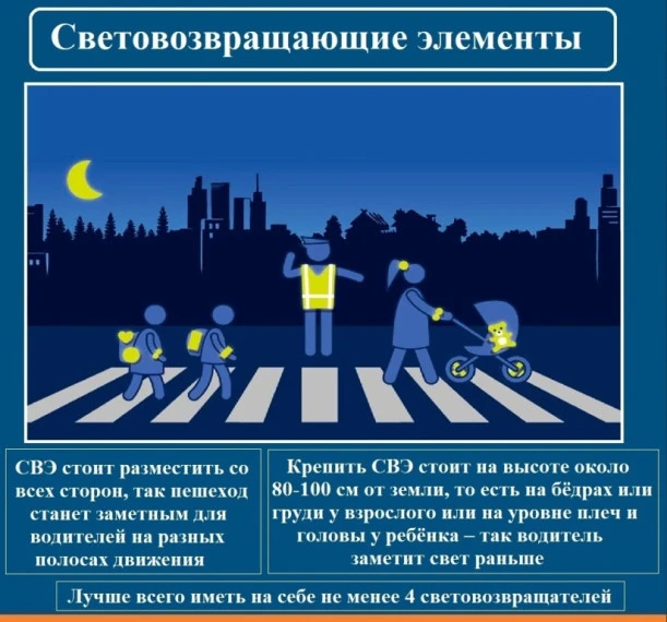 Будь заметен – оставайся в безопасности!