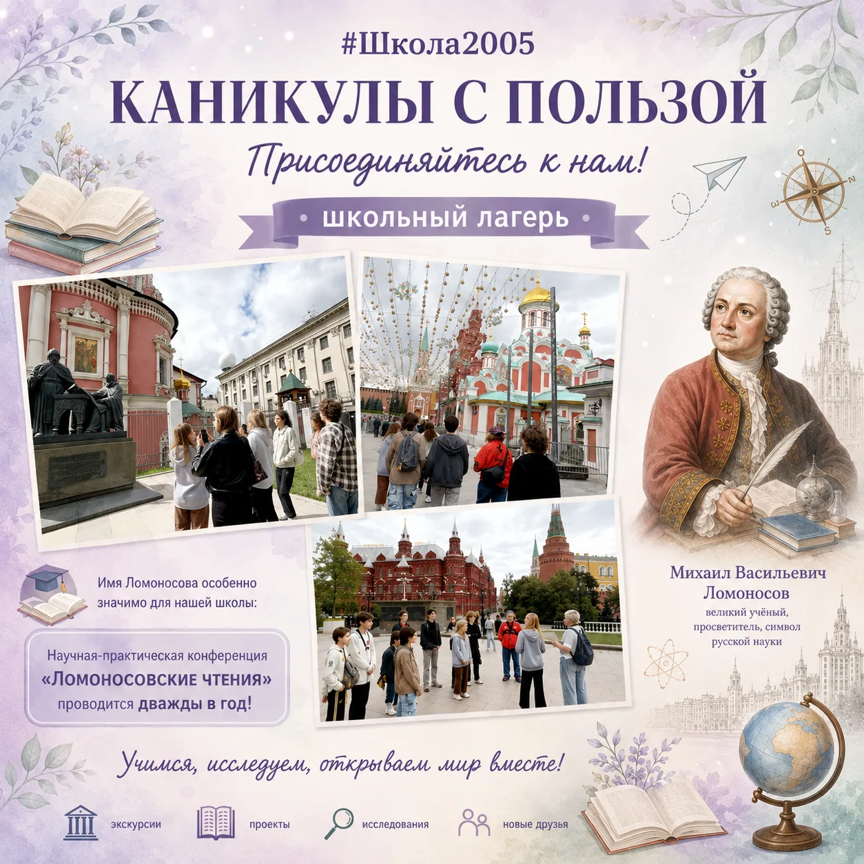 👩‍🎓Каникулы с пользой продолжаются! Вместе с ребятами историко-правового лагеря мы от...