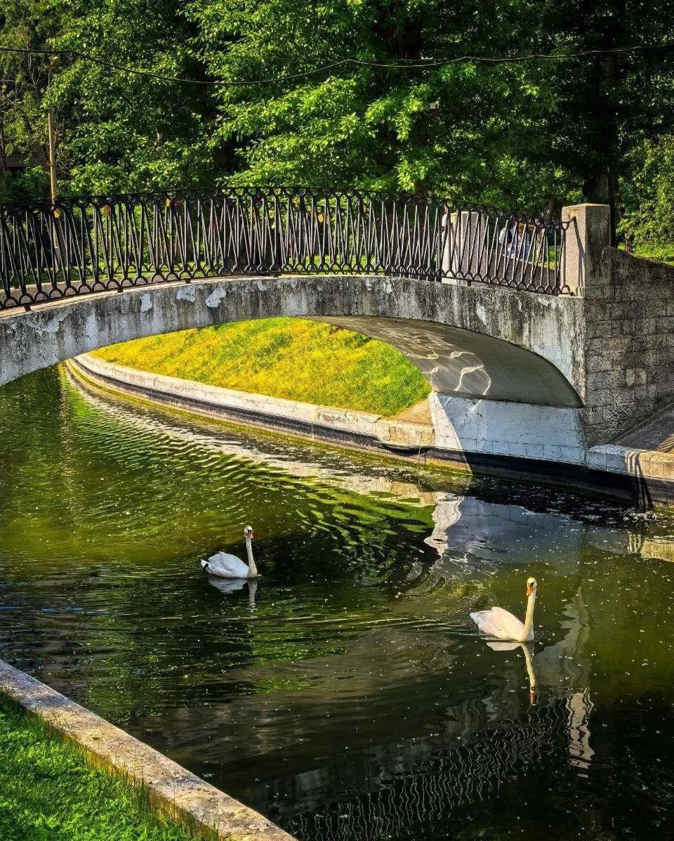 #гуляемпоМоскве  🌳 На прогулку в Парк Трубецких!  🥰 Парк Трубецких в Хамовниках — это идеальное мест