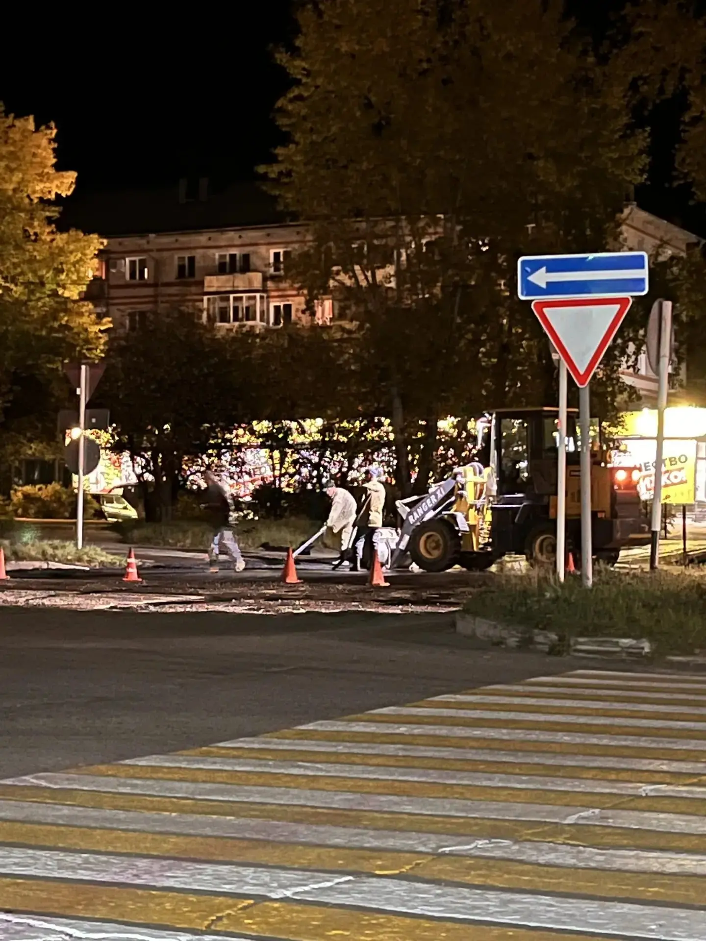 🚧 Важно: ночные работы на дорогах