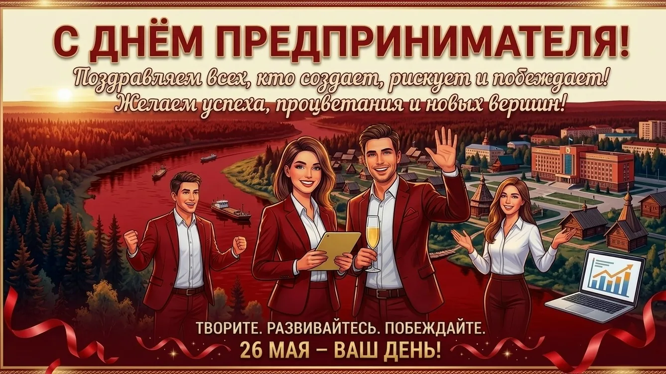 С Днём российского предпринимательства! 🚀

26 мая в стране отмечают День предпринимателя. Праздник 