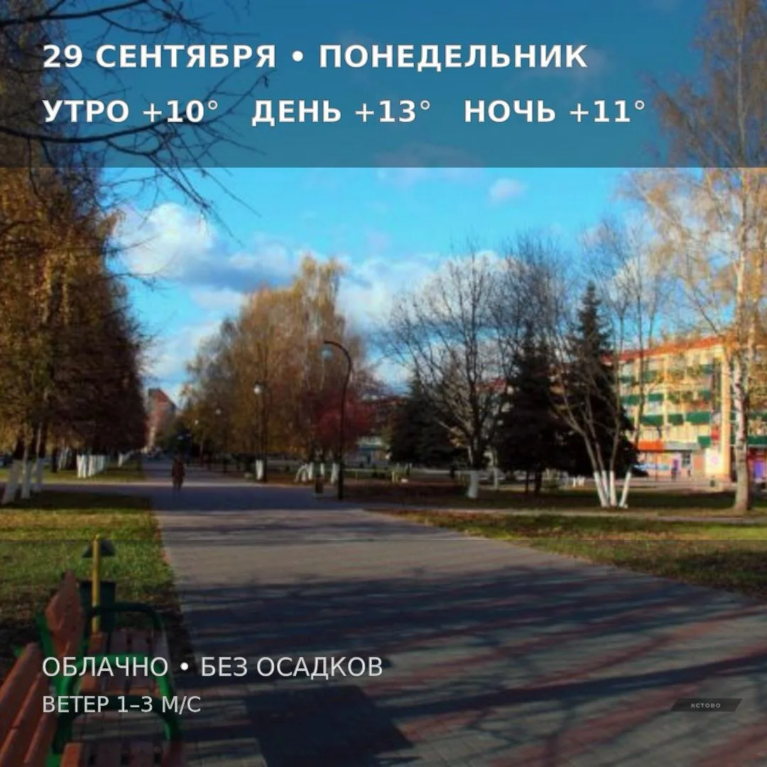 ☁️ Доброе утро, Кстово!