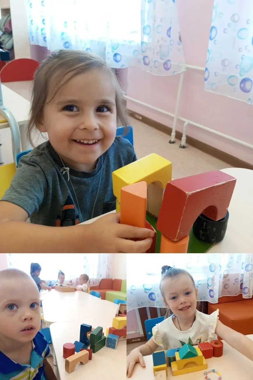 "НАШ ДЕТСКИЙ САД"- конструирование из кубиков.