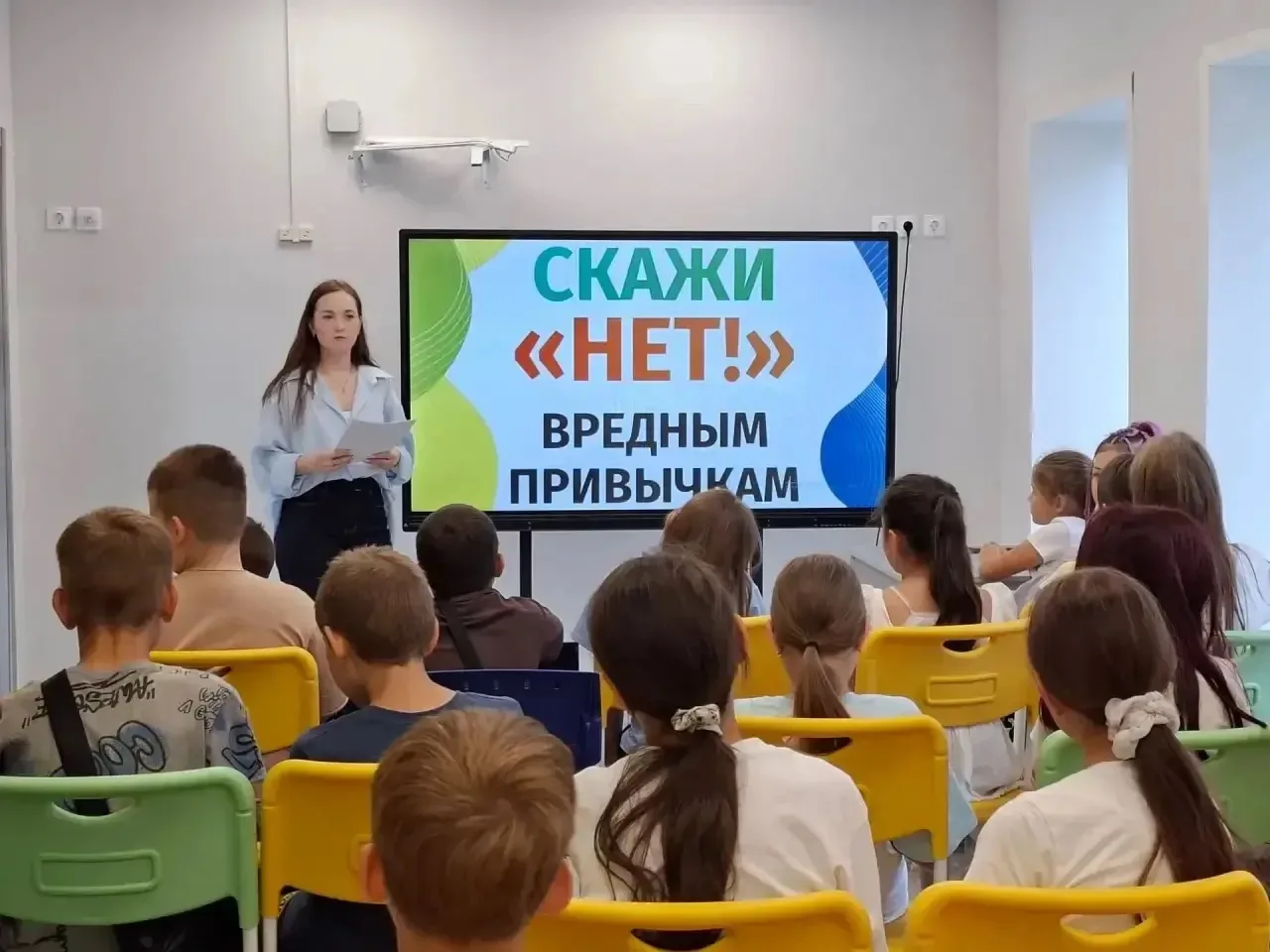 📍 Сегодня в нашем лагере прошло важное профилактическое занятие, посвящённое здоровому образу жизни