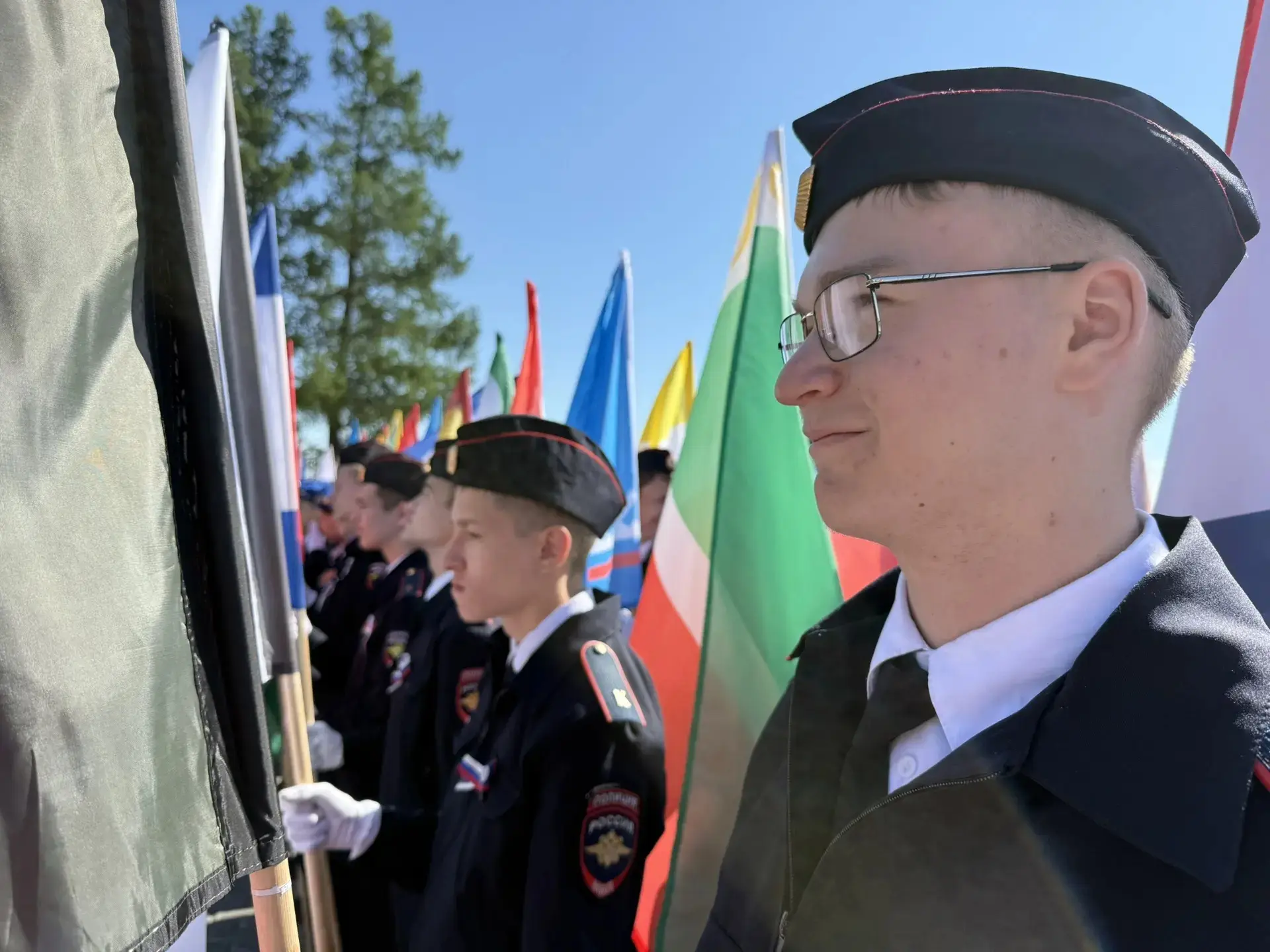 12 июня в День России кадеты 7-10 классов школы приняли участие в торжественном мероприятии г.Барнау
