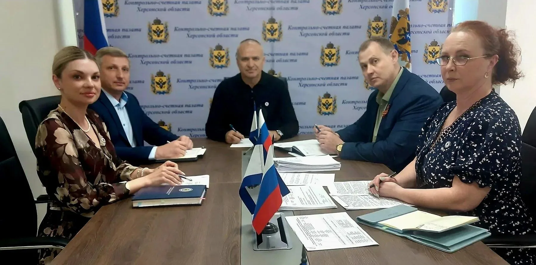 В Контрольно-счетной палате Херсонской области состоялось заседание Коллегии, на которо...