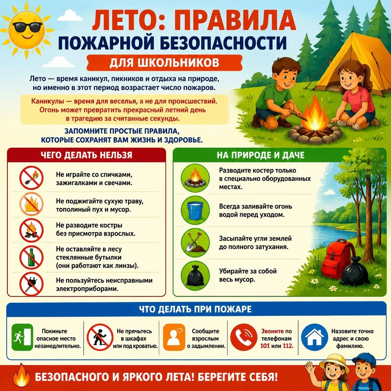 ✅Пожарная безопасность: Простые правила для вашей защиты.