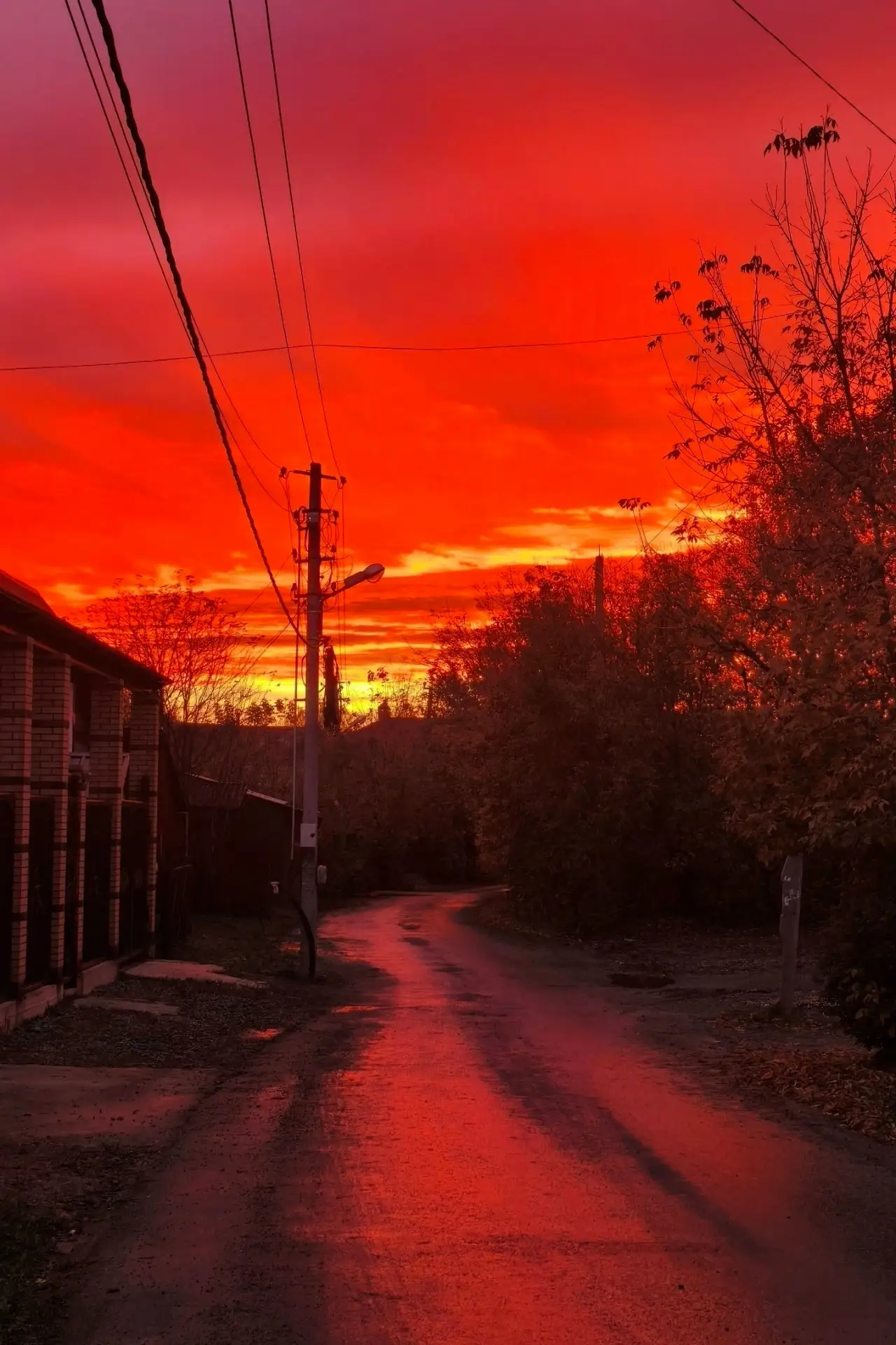 Невероятный закат в Перми сегодня 😍