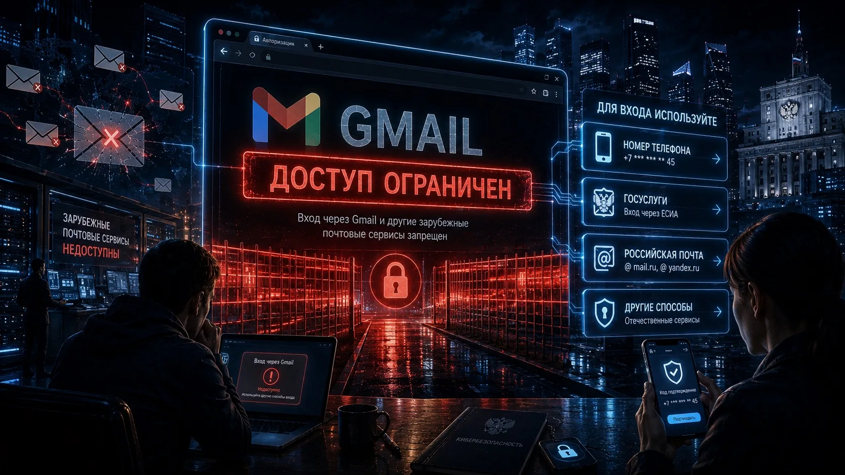 📧 Российские сайты начали отключать вход через Gmail

Пользователи сообщают, что на ряде российских