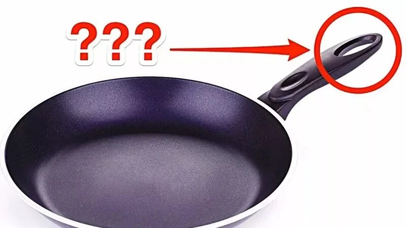 🥄 Маленькая дырочка в ручке сковороды — зачем она на самом деле? 🥄