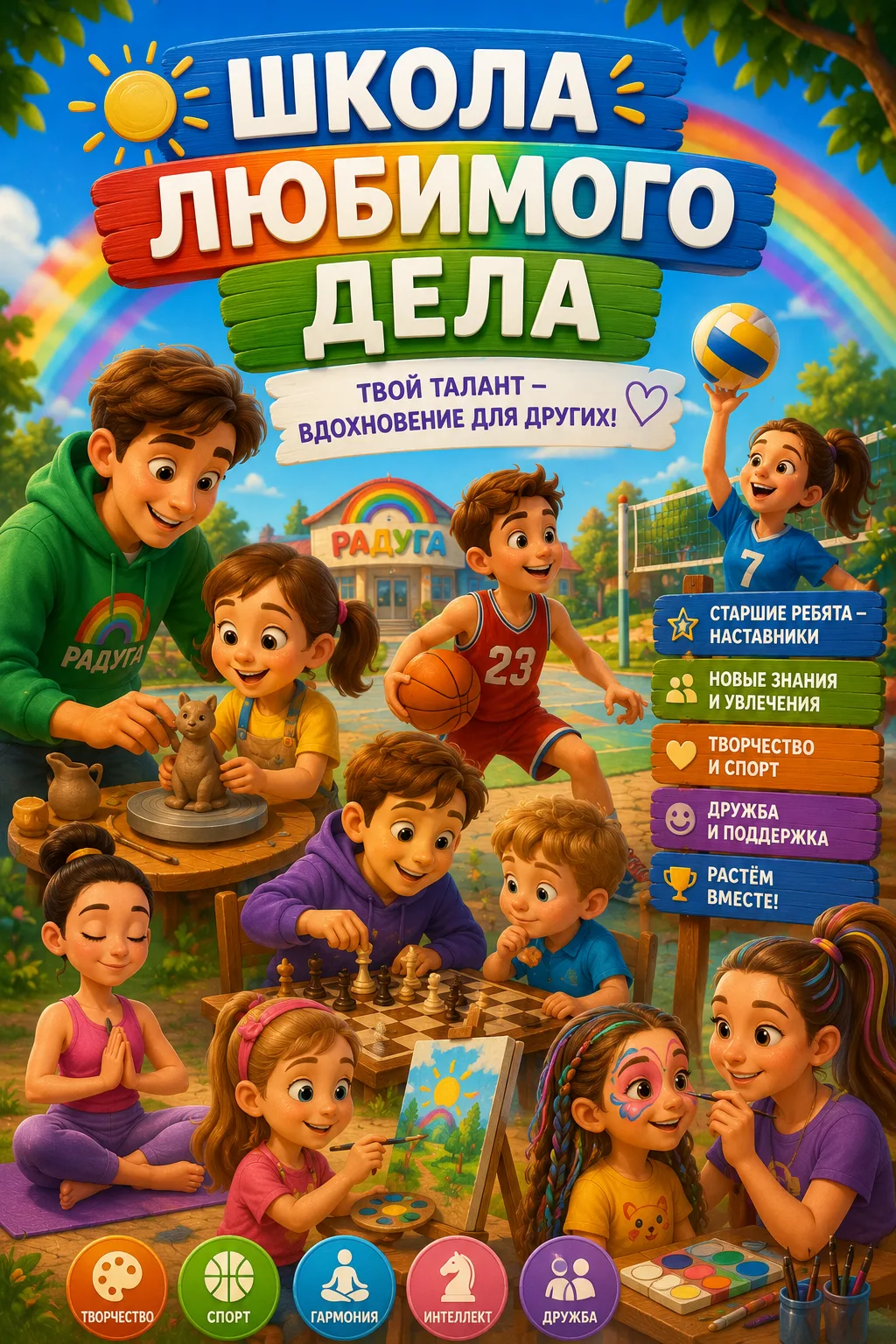 🌈 Школа любимого дела в «Радуге»