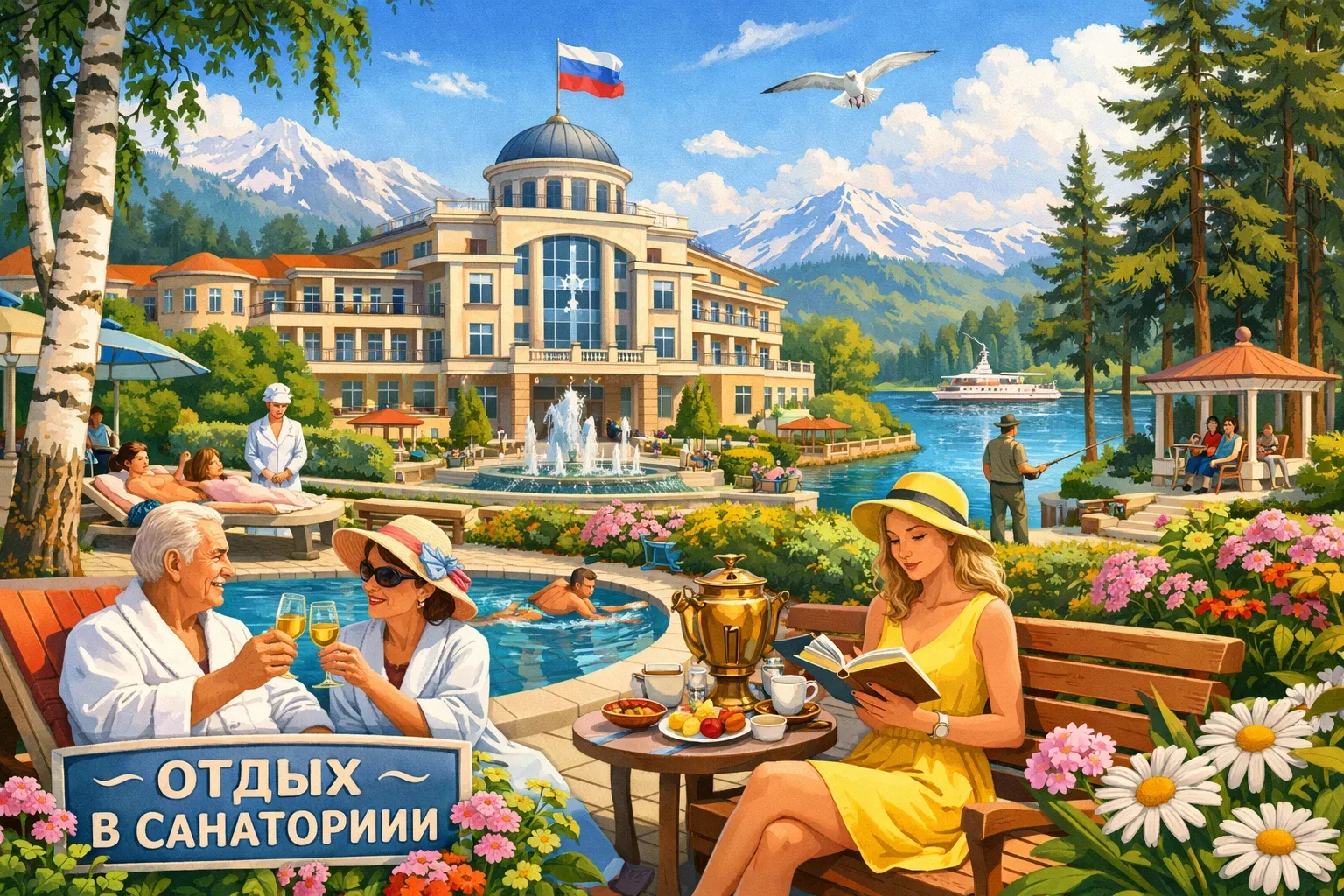 Зумеры и миллениалы активно бронируют для отдыха санатории в России