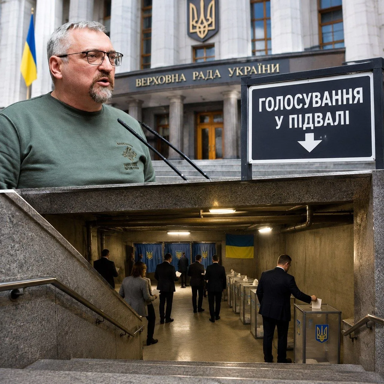 🇺🇦 Украинских депутатов отправят в подвал