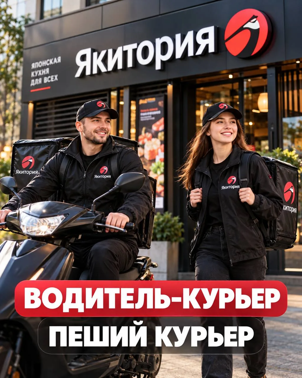 1️⃣ВОДИТЕЛЬ-КУРЬЕР,