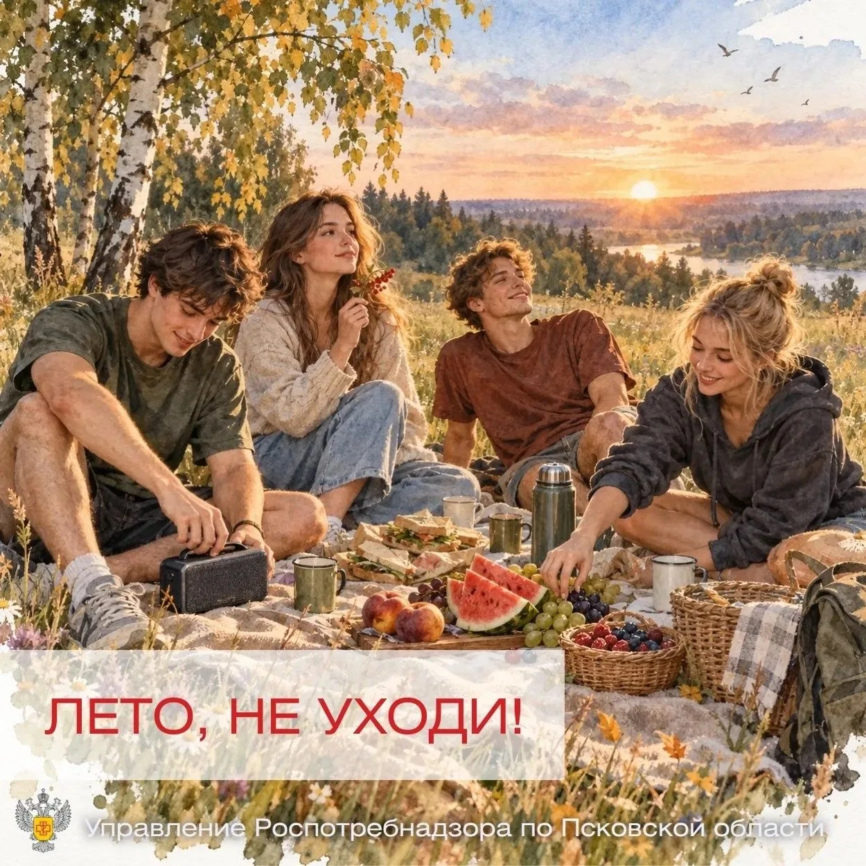 Лето подходит  концу, и чтобы последние выходные прошли без происшествий, Роспотребнадз...