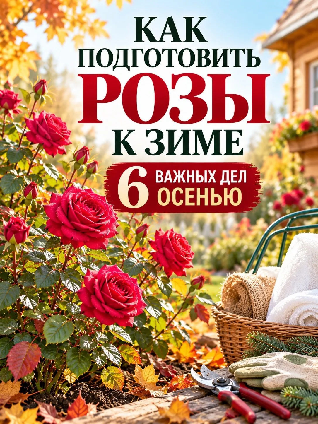 Розы хорошо перезимуют, если правильно подготовить их к холодам. Главное — не спешить с...