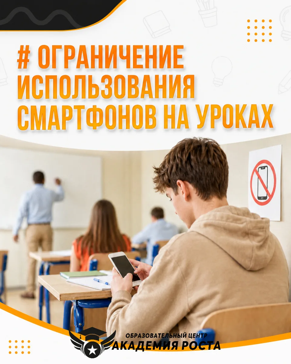 🗓️ С 1 сентября смартфонам на уроках — нет.