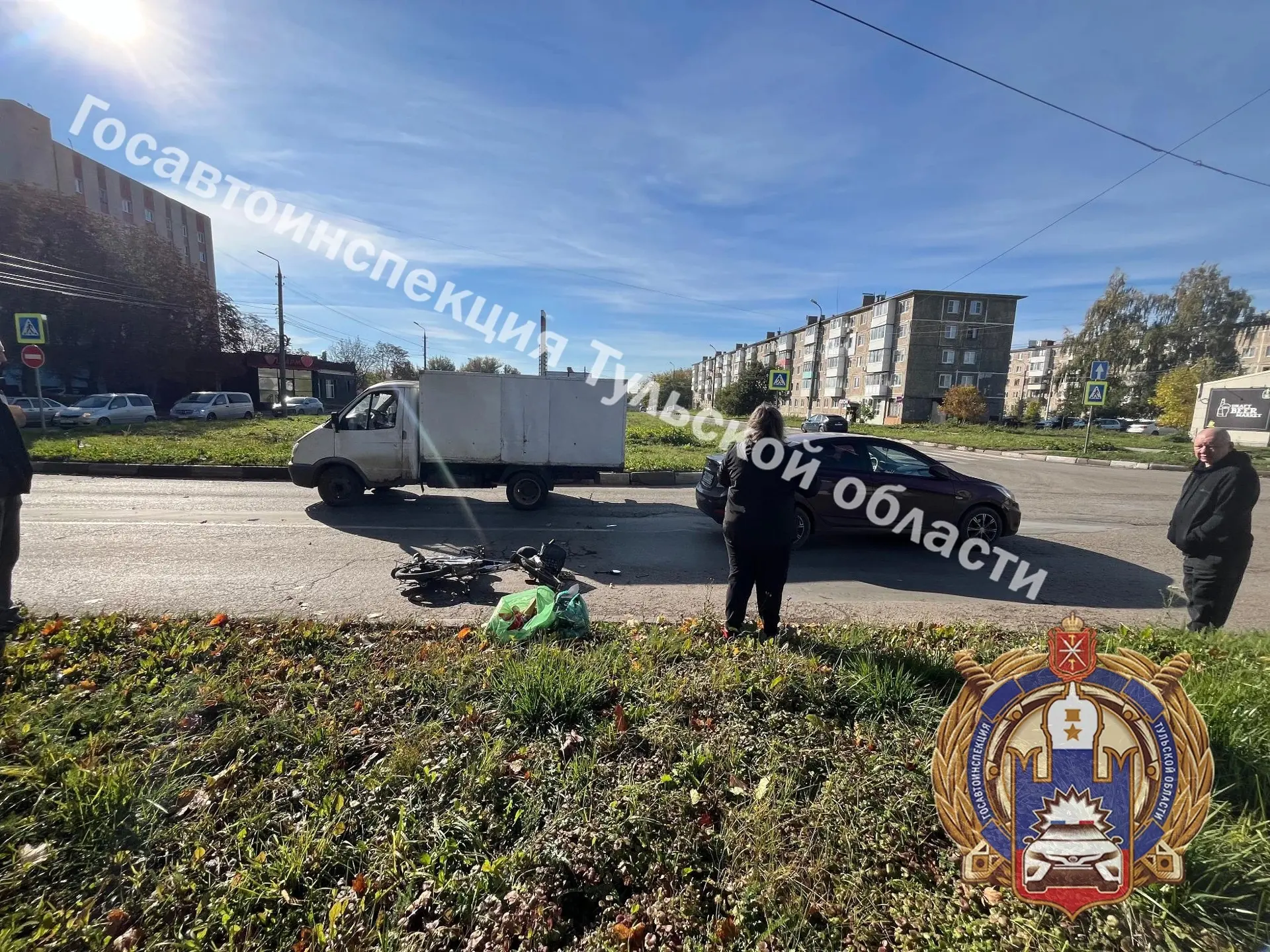 ❗️В Новомосковске «Солярис» столкнулся с электровелосипедом. 📰01 октября в… — публикация канала «ЧП Новомосковск»