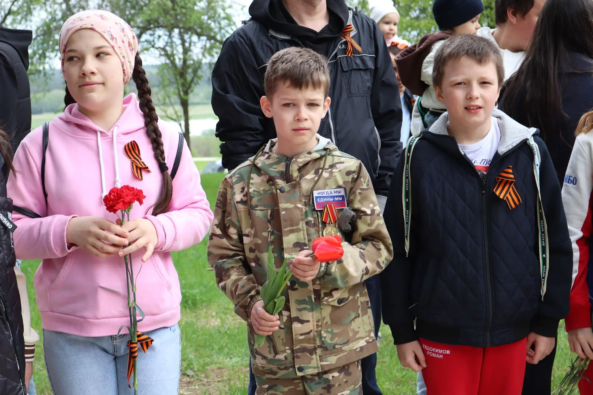 🎖🎗️🌟9 Мая Пущино наполнился особым торжественным настроением: жители собрались, чтобы отметить 81‑ю 
