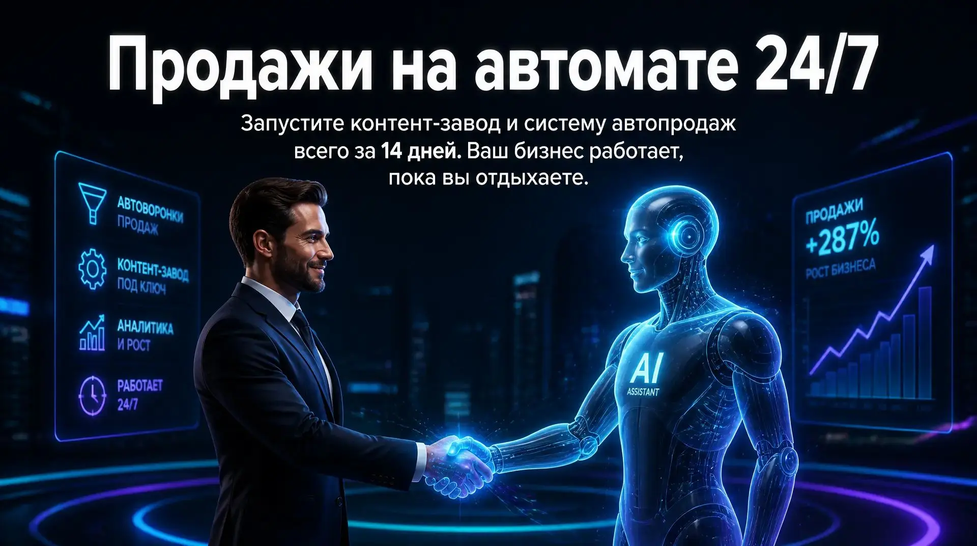 🚀 Устали снимать рилсы, писать посты и отвечать в директ вручную? Делегируйте это нейр...