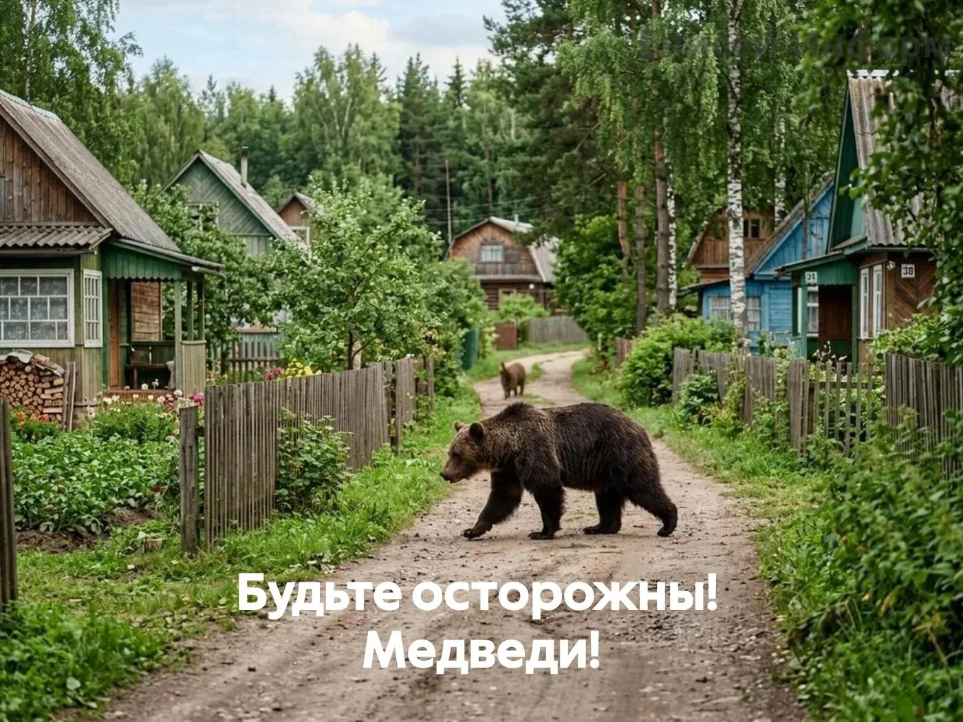 Медведи всё чаще выходят в населённые пункты