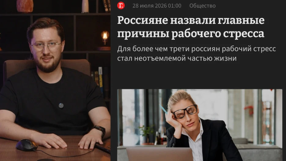 43% работников назвали главный стресс на работе — мало платят при высокой нагрузке

Наткнулся с утра